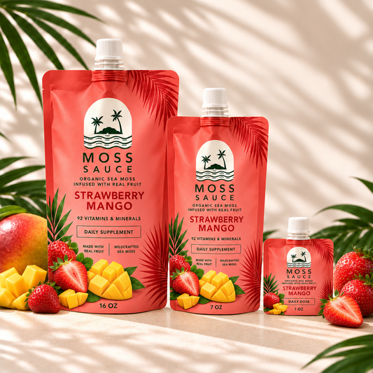 Strawberry Mango Seamoss Gel